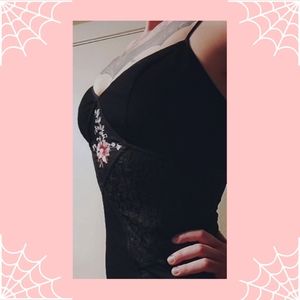 Rare 90s Betsey Johnson Dress - Black
